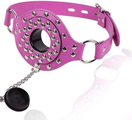 NUYI Couple Toy Flirt Toy Mouth Plug Multi-Nail Drooling Ball Head Cover Cover Adult Products [Energy Class A]