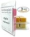 Candlecopia Autumn Woods, Pilgrim's Pie and Apple Harvest Strongly Scented Hand Poured Vegan Wax Melts, 18 Scented Wax Cubes, 9.6 Ounces in 3 x 6-Packs