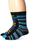 Ben Sherman Men's 3 Pack Winston Crew Socks, Royal, One Size