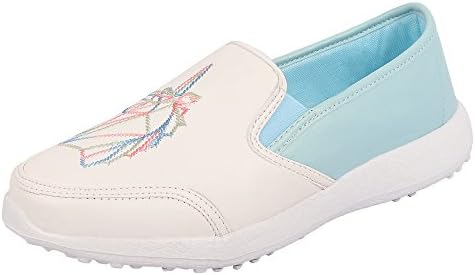 KazarMaxBoys & Girls Embroidery Slip-On Sneaker Shoes | Comfortable Loafer |Casual Shoes