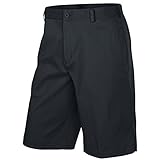 Nike Mens Flat Front Tech Golf Shorts (34, Black)