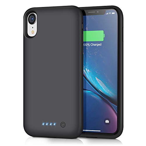 iPosible Cover Batteria per iPhone XR, 6800mAh Custodia Ricaricabile con Batteria Esterna Caricabatterie Cover Battery…