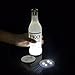 Bottle Glorifier,Bottle Light Sticker by Glowseen, Led Grow Coaster for Wine Bottle, 3 Pack -Cool White