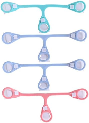 HiCat 4 Pack Baby Cloth Diaper Fasteners, Replaces Diaper Pins, Blue, Green and Pink (GPB-4 Pack)