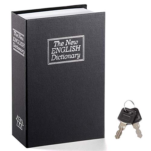 dictionary metal book safe
