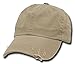 DECKY Vintage Polo Cap Baseball Caps (Adjtable, Khaki)