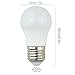 Homelek (6 Pack) 3 W LED Light Bulbs, Equivalent to 25W, E26 Base, G45/G14 Bulb, 250 lumens, Pure White 6500 Kelvin,Best for Bedrooms and Living Rooms