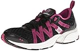 RYKA Women's Hydro Sport Water Shoe Cross-Training Shoe, Black/Berry/Chrome Silver, 9.5 M US