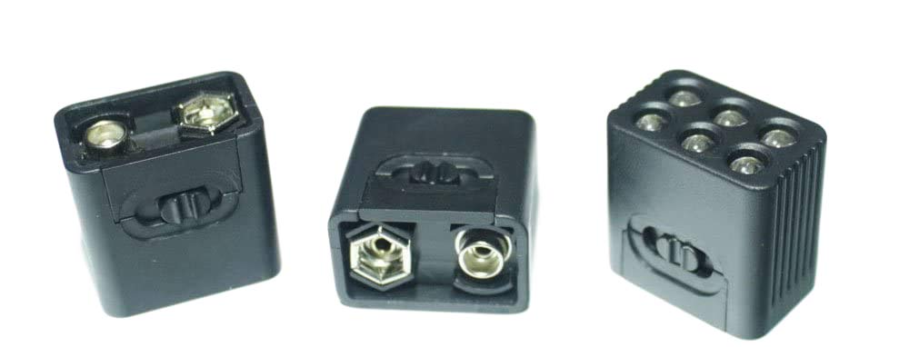 Dresmannst Blocklite 9 Volt LED Flashlight- Ultra Bright (3-Pack)