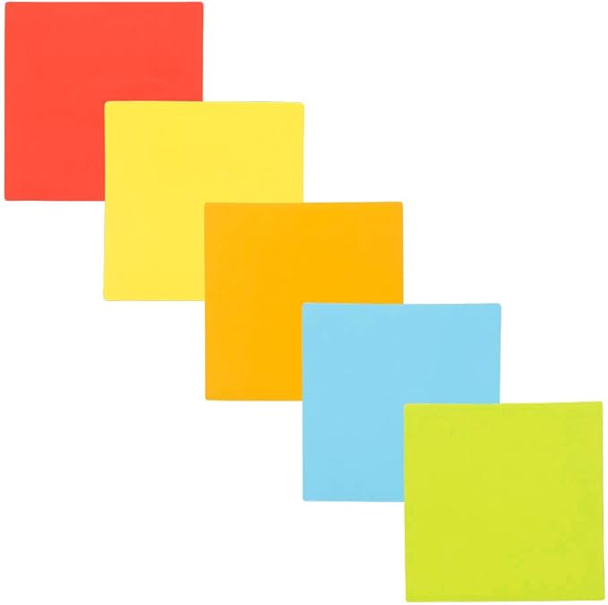 25 Notes 2 x 2 Inch Mix (5 Colors) Sticky Notes Dry Erase