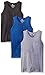 American Hawk Big Boys 3 Piece Pack Pocket Tank Top, Marled Royal/Charcoal/Heather Grey, 8