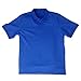 HDE Men's Polo Shirt Short Sleeve Classic Pique (Blue, Large)