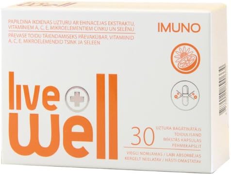 Live Well Imuno Capsules N30 Supports Normal Immune System