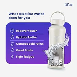 DYLN 40 oz Alkaline Water Bottle | Creates Premium