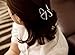 Cfalaicos Women Kid Girl Hair Clip Pin Claw Barrettes Accessories (1 Khaki + 1 Black butterfly Claw)