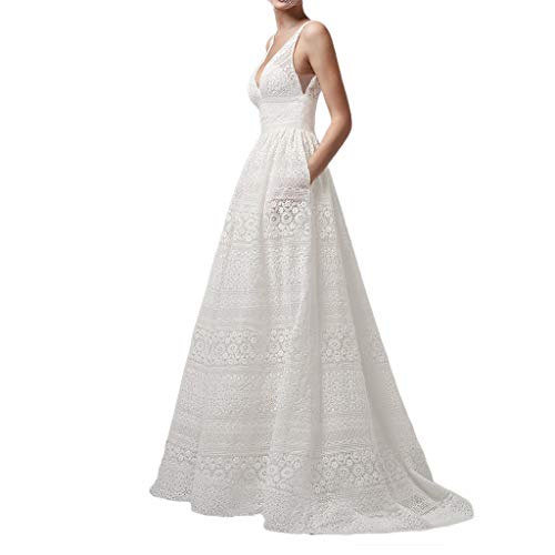 Caopixx Dress for Women Sweetheart Straps Plus Size Wedding Dress Lace Wedding Gowns Mermaid for Bride - Thumbnail 7