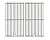 Hongso BBQ Solid SUS 304 Stainless Steel Wire Cooking Grid Grate Replacement for 2 burner Char-Broil 463645015, 466645015, 466645115, 466645115, Broil King and Others, 16 15/16 Inches, SC1702 (2-Pack)
