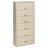 HON626LL - HON 600 Series Six-Shelf Steel Receding Door File