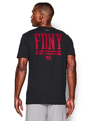Under Armour Men's UA Freedom FDNY T-Shirt Medium Black
