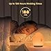 Night Lights for Kids - Baby Nursery Light Bedside Lamp for Breastfeeding with Dimming Function, Color Changing Mode, Rechargeable Night Light with Eye Caring LED, Touch Control, 1H Timer, Up to 100H