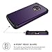SKYLMW Moto G5 Plus Case, Three Layer Heavy Duty High Impact Resistant Hybrid Protective Cover Case for Moto G Plus (5th Generation),Purple/Black