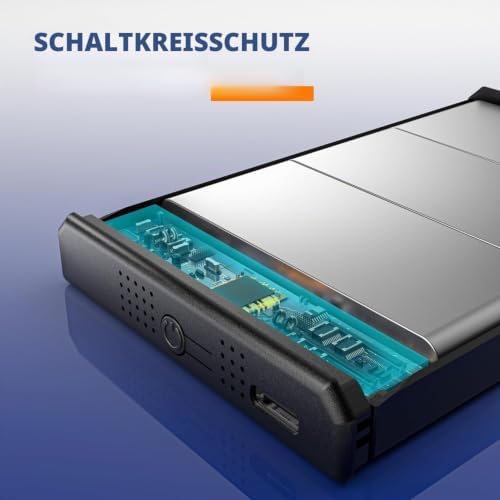 Magnetische Powerbank 10000mAh, 15W Kabelloses Magnetic Laden & 20W USB-C Schnellladen, LED-Digitalanzeige, Starker Magnet, kompatibel mit phone 17/16/15/14/13/12 Serie – flugtauglich (Grau)