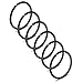 Ruifan 3prs Non Pierced Stainless Steel Clip on Closure Round Ring Fake Nose Lip Helix Cartilage Tragus Ear Hoop 20G 8mm Black Plated