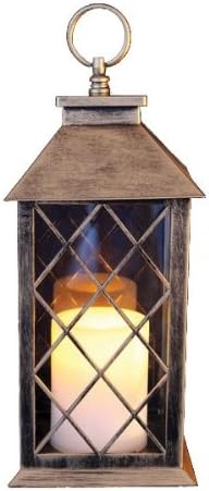 The Light Garden LANCOLNBRNZ Colonial 13-Inch Lantern, Bronze