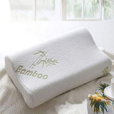 30x50 Sleep Bamboo Fiber Slow Rebound Memory Foam Pillow Cervical Health Care