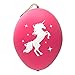 John & Judy 24 Pink Unicorn Punch Balloons | for Birthday Party Gift Bags | Kids Games | Princess Parties | Party Favors and Supplies | Toys | Extra Large Eco Friendly Latex Punch Balls for Girls