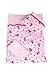 DreamWorld Collections Perfect 3-Piece Bedding Set for 18 Inch Doll - Pink Includes Comforter, Blanket and Pillow