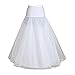 BEAUTELICATE A-line Full Gown Floor-Length Bridal Dress Gown Slip Petticoat White L