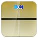 Body Digital Bathroom Scale, Woodsam (TM) Personal Glass Weight Scale for Health and Fitness with LCD Screen and a 360lb Maximum Capacity (Gold)