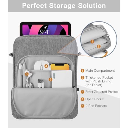 Capa Bolsa De Armazenamento Para Tablet Bolsa De Ombro Mão，Aplicável A iPads De 11 Ou 13,3 Polegada
