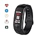 Holidayer Hi11 Fitness Tracker HR, Activity Tracker Watch Heart Rate Monitor, Waterproof Smart Bracelet Step Counter, Calorie Counter, Pedometer Watch Kids Women Men, Android & iOS