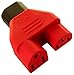 Conntek 30103 Y Male Plug Adapter IEC C14 To IEC C13 and U.S. 3 Pin Female Connector