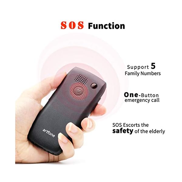 artfone-C1-Plus-Unlocked-Senior-Mobile-Phone-Big-Button-GSM-Mobile-Phone-for-Elderly-with-Dual-SIM-and-Charging-DockBlack artfone C1 Plus Unlocked Senior Mobile Phone, Big Button GSM Mobile Phone for Elderly with Dual SIM and Charging Dock…