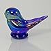 Bluebird of Happiness Terra Studios Limited Edition Rainbow Art Glass Figurine Studio Signed & Dated