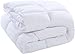 Ultra Soft Comforter Duvet Insert ( White, Twin ) - Hypoallergenic, Plush Siliconized Fiberfill, Box Stitched, Down Alternative Comforter, Protects Against Dust Mites and Allergens - by Utopia Bedding