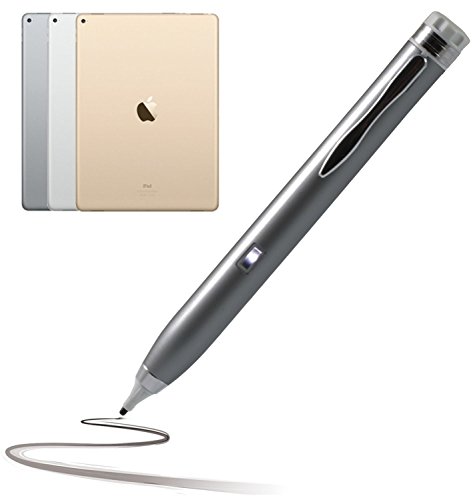 Navitech Grey Pro Works Active Stylus Pen Compatible With Apple iPad Pro 9.7