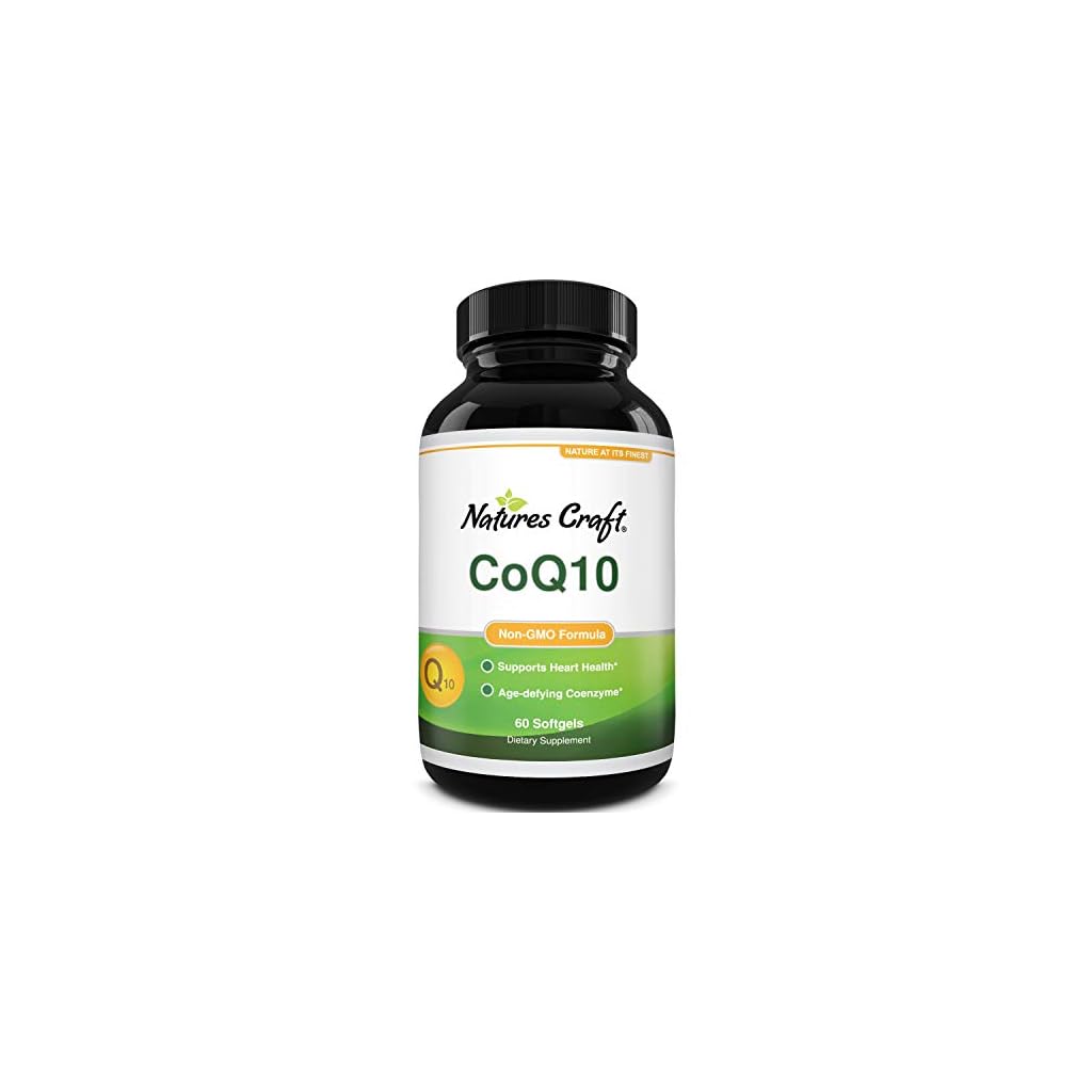 CoQ10 200mg Liquid Capsules Supplement High Absorption Coenzyme Q10