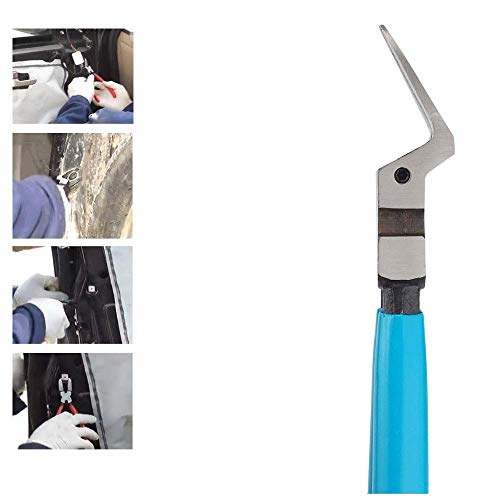 IOppWin Mutipurpose Cutting Pliers,Diagonal Stainless Steel Car Trim Puller Plier,Car Panel Puller Clip Pry Plastic Rivets Fastener Tool