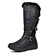 DREAM PAIRS Women's Winter Fully Fur Lined Zipper Closure Snow Knee High Boots