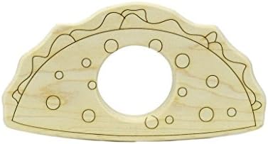 Little Sapling Toys Baby Teether Wooden Taco