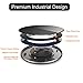 Attom Tech Wireless Charger Qi for iPhone X 8 Plus, Aluminum Qi Wireless Charging Pad Station Mat Base 7.5W for Samsung Galaxy S8,S7,S6,Edge,iPhone X, 8, 8 Plus,7, Nexus, HTC, Nokia, LG G6 (Black)