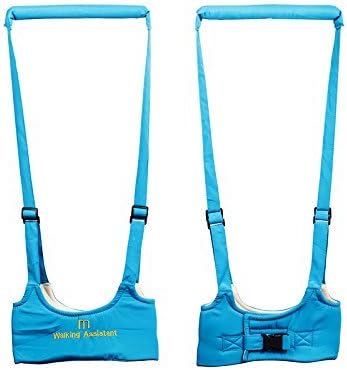 Ibepro Babywalker Baby Toddler Walking Assistant Protective Belt Carry Trooper Walking Harness Learning Assistant Learning Walk Safety Reins Harness Walker Wings (Blue)