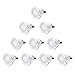 CroLED 10 x LED Decking Lights , Waterproof IP67 Acrylic Deck Lighting for Garden Path , Patio , Party , Stairs , Bedroom Yard Deck Decoration , White