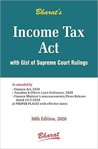 INCOME TAX ACT (Pocket) 2020