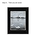 Golden State Art, Pack of 10 Black 11x14 Slip-in Pre-Adhesive Photo Mat for 8x10 Picture, Includes 10 Clear Bags