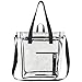 Eastsport Clear Tote Bag (Black Trim)
